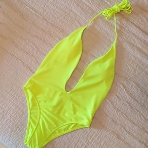 One piece bathing suit